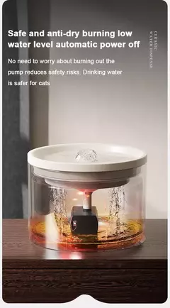 Dispensador de filtro de fonte de água automático ultra-silencioso para gato de estimação para cão fluindo circulação silenciosa filtragem alimentador de água de cerâmica - loja online