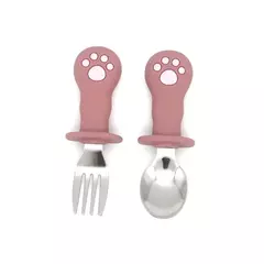 Baby Cartoon Tableware Set, Crianças Utensílio, Aço Inoxidável, Criança Louça, Talheres, Alimentação Colher, Garfo, Infantil na internet