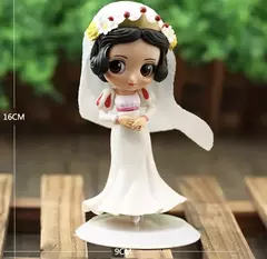 Disney q posket jasmim princesa branca de neve belle ariel cinderela anna elsa mulan tinkerbell bolo topper presente das crianças