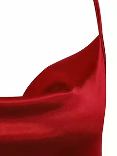 Women's Satin Hip Suspender Vestido, Lady, va Vogue, 24 na internet