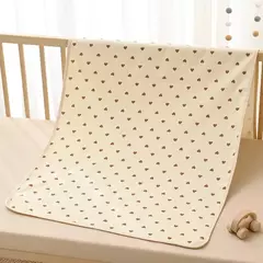Tapete de urina lavável impermeável para bebê Protetor de cama bonito dos desenhos animados Cama de fralda Pano respirável Almofadas de urina para crianças - loja online