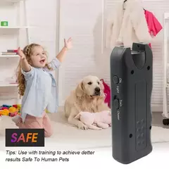 Repelente de cães portátil ultrassônico dissuasor portátil anti-latidos 3 em 1 dispositivo de treinamento de cães repelir animais animais de estimação treinador de cães - comprar online