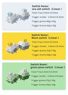 Imagem do Ajazz ak820 pro teclado mecânico para jogos com fio e sem fio tri-mode rgb retroiluminado interruptores permutáveis a quente, layout compacto 70%, pc/mac