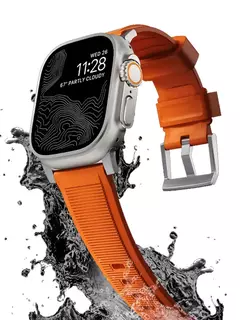 Pulseira de Silicone Suave para Relógio Apple, Ultra Band, Pulseira Desportiva em Borracha, Série iWatch 8, 7, 6, 5, 4, SE, 49mm, 45mm, 44mm, 42mm - loja online