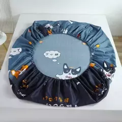 Poliéster ajustável dos desenhos animados cabido folha, King Bed Sheets, casal tampa de cama, travesseiro elástico capa, novo, excluindo - Wolf Magazine