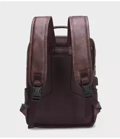 JEEP BULUO-Mochila de Couro Masculina, Bolsa para Laptop, Grande Capacidade, Negócios, Viagem, Universidade, Escola, Mochilas, Moda, Masculino, 15,6";;VERDADEIRO;;"Brown - Wolf Magazine