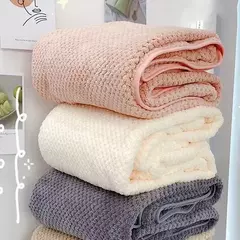 Grosso Coral Velvet Toalha de Banho, Quick-Secagem Toalha Comfortbath, Macio, Super Grande, Absorvente, Alta Qualidade, 70x140cm - comprar online