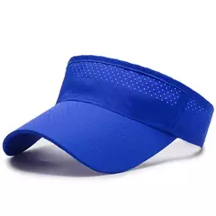 Verão Respirável Air Sun Chapéus Homens Mulheres Viseira Ajustável Proteção UV Top Vazio Solid Sports Tennis Running Sunscreen Cap Hat