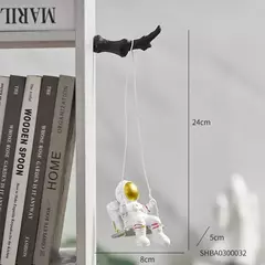 Estátua de Astronauta Clássica, Parede, Decoração Pendurada, Geladeira, Escritório, Casa, Sala de estar, Decoração Estética - loja online