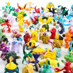 24-144 pçs estilo diferente pokemon anime figura pikachu modelo de ação 2-3cm não repetindo mini modelo boneca brinquedo crianças presentes de natal na internet