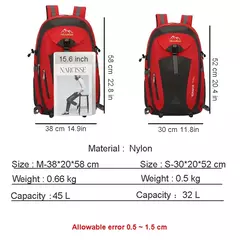 Mochila de viagem impermeável de nylon para homens, mochila de viagem casual ao ar livre, senhoras caminhadas camping montanhismo, sacos esportivos para jovens, novo - loja online