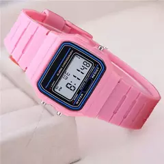 Imagem do Esporte LED Digital Relógios para Homens, Simples Quadrado Pequeno Dial, Relógio Eletrônico, Silicone Band, Moda Casual
