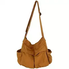 Bolsa de lona vintage para mulheres, sacolas de ombro adolescente, sacos mensageiro para senhoras, bolsa casual, bolsa crossbody - loja online