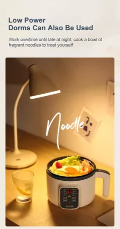 Imagem do Fogão de arroz elétrico para casa, camada simples e dupla, antiaderente, multicooker mecânico, panela vaporizada inteligente, 1,2 l, 220V