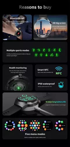 Huawei GT4 Pro Smartwatch Impermeável para Homens, GPS, NFC, 360x360, Tela AMOLED, Frequência Cardíaca, Chamada Bluetooth, IP68, 2022 - Wolf Magazine