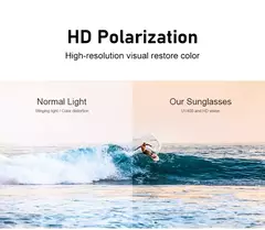 Imagem do Óculos de sol quadrados polarizados para homens e mulheres, óculos de sol com armação grande, óculos de pesca clássicos