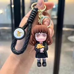Harry potter chaveiro pingente figura bonito mágico pvc saco boneca potter ron weasley pingente casal carro chaveiro criança aniversário gif - Wolf Magazine