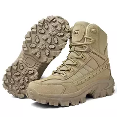 Botas de Combate Deserto Masculino, Botas Táticas Antiderrapantes, Tornozelo de Caminhada, Sapatos de Caça, Segurança do Trabalho, Exterior na internet