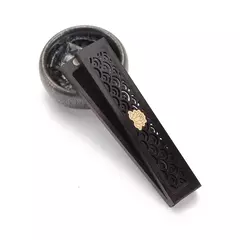 Caixa de queimador de incenso criativa artesanal, suporte de madeira preto, artesanato chinês tradicional, presente para casa e escritório - comprar online