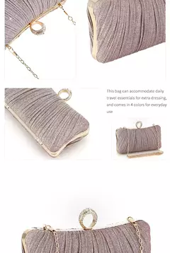 Bolsa de ombro longa quadrada plissada para mulheres, bolsas de noite, bolsa elegante, bolsa de festa, casamento, baile, aniversário, luxo, novo - loja online
