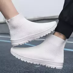 Calçado de meia masculino e feminino, estilo de casal, respirável, leve, extragrande, casual, esportivo - comprar online