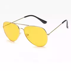Óculos de sol clássicos Retro Pilot Ocean para homens e mulheres, metal unissex, vermelho, amarelo, 3025, óculos de direção, verão, 2024 - comprar online