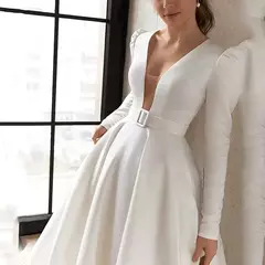 Vestido Emagrecedor com Superfície de Seda, Altura Mostrando, Vestido Elegante, Transfronteiriço, Europeu e Americano, Estilo Socialite, Novo, Primavera e Verão, 2024