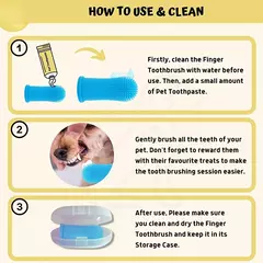 1pc cão super macio pet dedo escova de dentes limpeza mau hálito cuidados não tóxico silicone escova de dentes ferramenta cão gato suprimentos na internet