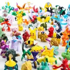 24-144 pçs estilo diferente pokemon anime figura pikachu modelo de ação 2-3cm não repetindo mini modelo boneca brinquedo crianças presentes de natal - Wolf Magazine