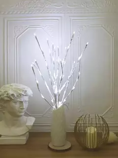 Imagem do Bateria operado Birch Branch LED Light, luzes festivas brancas, festa de Natal, decoração do casamento, galho, ao ar livre, 1 pc