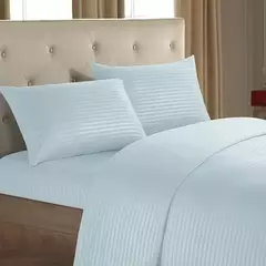 Solid Stripe Bedding Set, Colcha de dormir, gêmeo, completo, rainha, king size, quarto ou quarto de hóspedes, 3 pcs, 4pcs - Wolf Magazine
