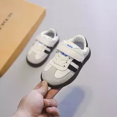 Sapatos de lona respirável infantil, fundo de biscoito, bebê, meninos, meninas, desempenho escolar, moda infantil - loja online