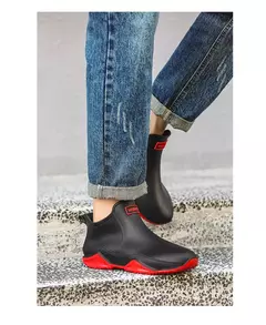 Botas de chuva antiderrapante impermeáveis para homens, sapatos de tornozelo alto para casal, caminhadas, pesca, água, chef, trabalho, ao ar livre, moda, novo - Wolf Magazine