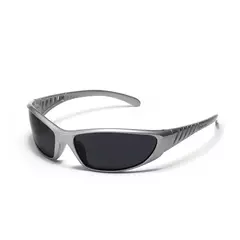 Y2K Silver Sunglasses Color Hollowed Out Futuro Sentido Da Tecnologia Hot Girls Net Red Sunglasses Mulheres Sunglasses Trendy Men - Wolf Magazine