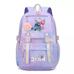 Disney-Mochila Lilo e Stitch para meninos e meninas, mochila, mochila, estudante, adolescente, crianças, mochila, mochila