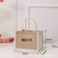 Saco De Mercearia De Serapilheira Portátil, Tote Da Lona, Sacola De Compras, Bolsas Ecológicas De Ombro, Saco De Armazenamento De Algodão - loja online
