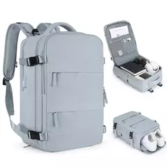 Imagem do Mochila de viagem para mulheres, Mochila para laptop TSA, voo aprovado, mochila casual para semana