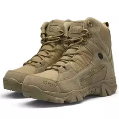 Ankle Boots de camurça masculina, sapatos de segurança para o trabalho ao ar livre, botas de caminhada de plataforma antiderrapante, alta qualidade - Wolf Magazine