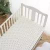 Capas de colchão de algodão, lençóis recém-nascidos, lençóis de bebê, colcha, cor sólida, 130 cm, 70cm, 2024