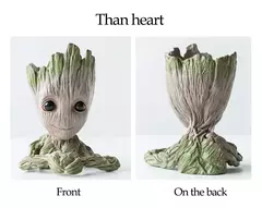 Marvel vingadores groot mini estatueta caneta titular vaso de flores boneca criativa figura ação cena ornamento presentes natal crianças brinquedos - Wolf Magazine