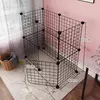 Cerca para animais de estimação, ninho, cerca para cães, barreira interna, porta para cães e gatos, gaiola de malha de ferro, rede de barreira de fuga