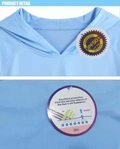 TACVASEN-Homens à Prova de UV Hoodie Manga Longa, Proteção Solar Camisetas, Respirável, Leve, Secagem Rápida, Casual Camisetas Masculinas na internet