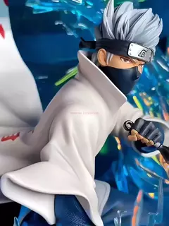 27cm gk naruto hatake kakashi anime figura cs sexta geração ninja estátua decoração boneca de ação colecionável modelo menino toygift na internet