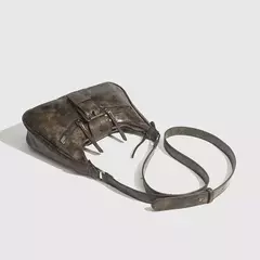 Bolsas de ombro de couro PU para mulheres, design de cinto retrô bolsas vintage pequenas femininas, bolsa transversal axilar, bolsas da moda, Y2K, 2024 - Wolf Magazine