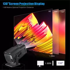 Mini Projetor Salange para Cinema ao Ar Livre, Android 11 Beam, Versão Atualizada, Suporte de Vídeo Físico, 720P, HY320, 4K, 8K, HY320, Pro na internet