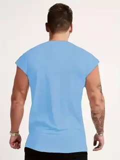 Imagem do Camiseta esportiva sem mangas de musculação masculina, Top seco rápido, Treino Fitness, Ginásio, Corrida, Novo, 2022