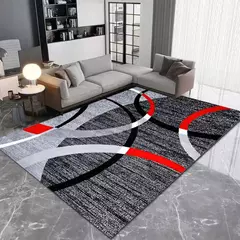 Tapete geométrico nórdico para sala de estar Tapetes de grande área Tapete de banheiro moderno Decoração luxuosa Mesa de sofá Tapis na internet