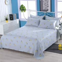 Home Textile Conjunto de lençóis com fronhas, cama plana, Lovers Room, Material de algodão, 3pcs - Wolf Magazine