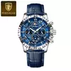 POEDAGAR-Relógio quartzo de couro impermeável masculino, cronógrafo luminoso, militar, alta qualidade, luxo, homem, reloj