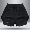 Shorts de treino masculino, Roupa desportiva respirável, Rapidamente seca, Corrida, Jogging, Fitness, Ginásio, Curta, 2021